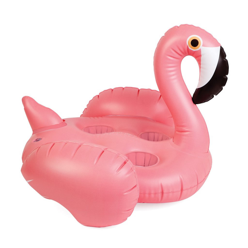 2017 Hot sale PVC Inflatable drink holder Flamingo