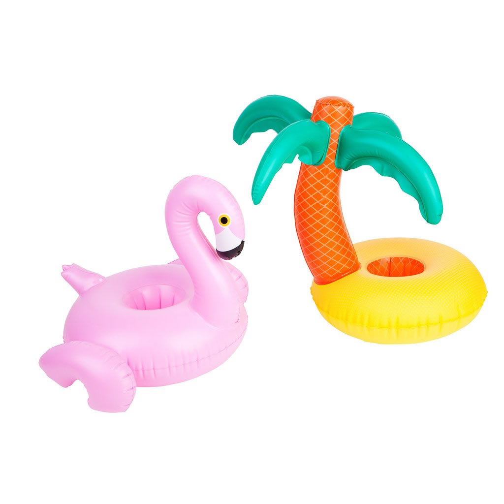Funny Summer Inflatable Drink Holder Tropical