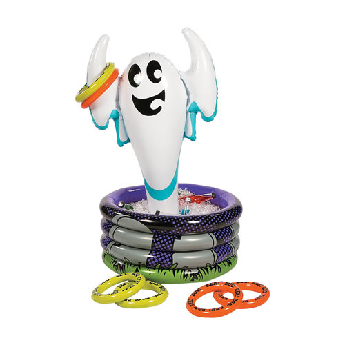 Scary Ghost Inflatable Cooler Ring Toss