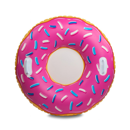 GIANT FROSTED DONUT SNOW TUBE