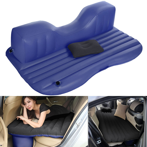 Outdoor Car Air Bed Travel Air Mattress Rest Pillow Inflatable Bed with Pump