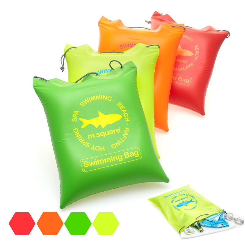 Outdoor Travel Waterproof Inflatable Air Cushion Pad Pillow Beach Bag Storage Organizer