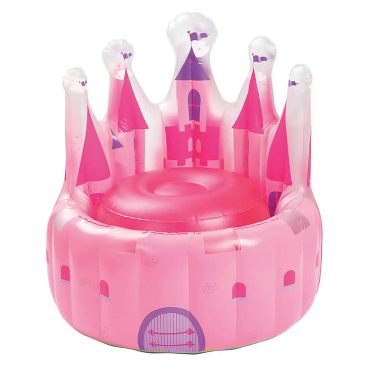 Princess or Knight Castle Inflatable Chair for Kids