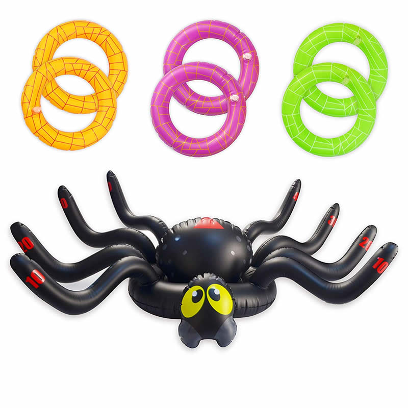 Party Games Ring Toss Game Halloween Party Spider Ring Toss Game