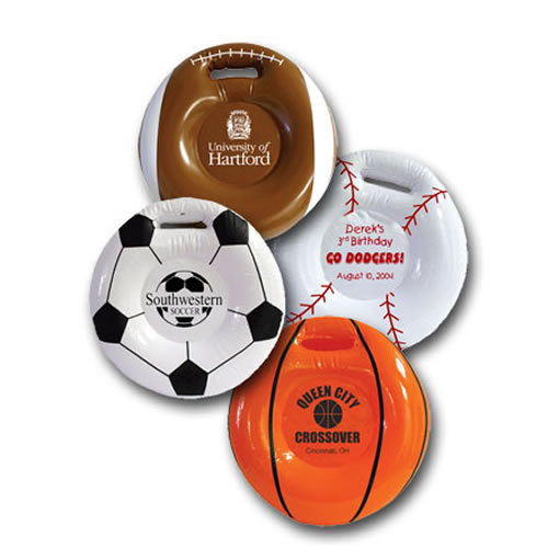Inflatable Sport Seat Cushions Football, Baseball and Soccer