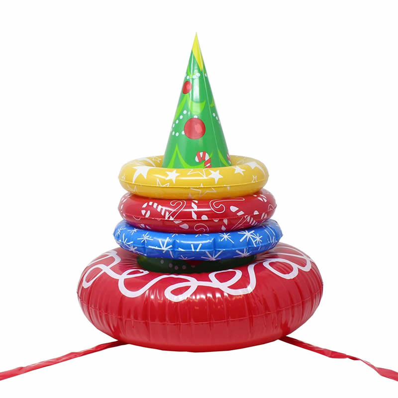 Inflatable Christmas Tree Toss Game for Christmas Parties Games