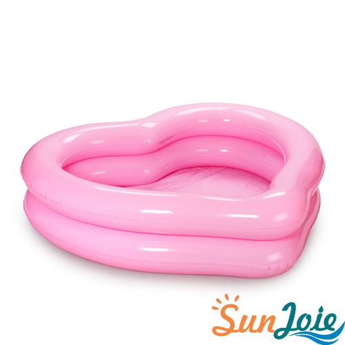 pink inflatable pool