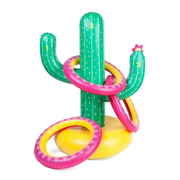 Inflatable Ring Toss Set Cactus