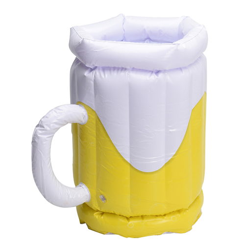 Inflatable Beverage Cooler in Beer Mug Design