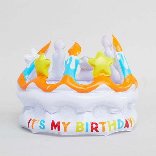 Inflatable Birthday Novelty Crown Hat