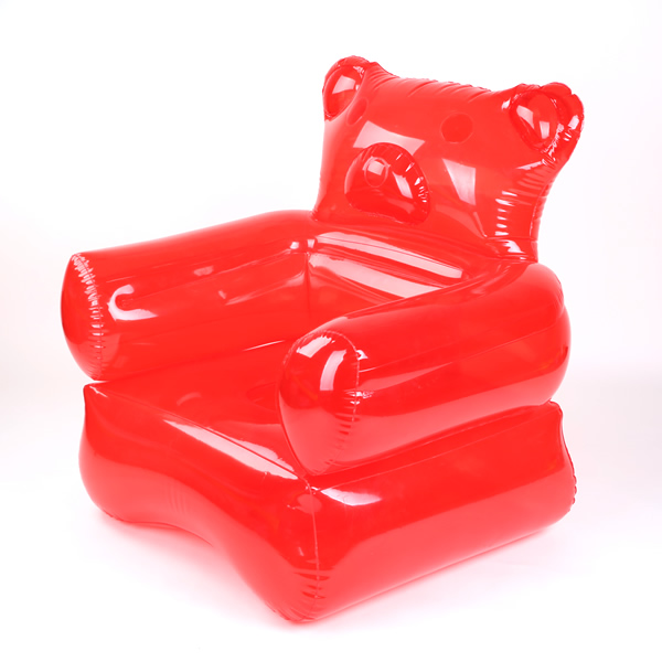 Inflatable Gummy Bear lounge chair